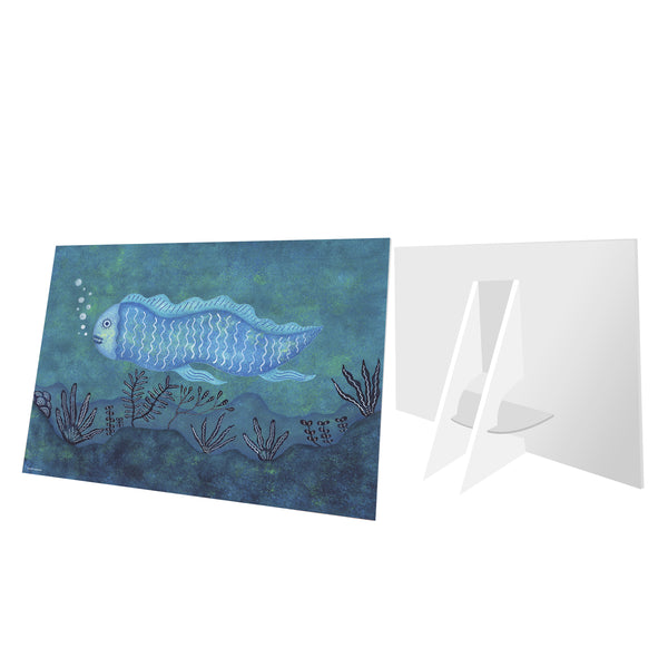 Big Blue Fish by Saori Shinada - 500 pc Jigsaw Puzzle