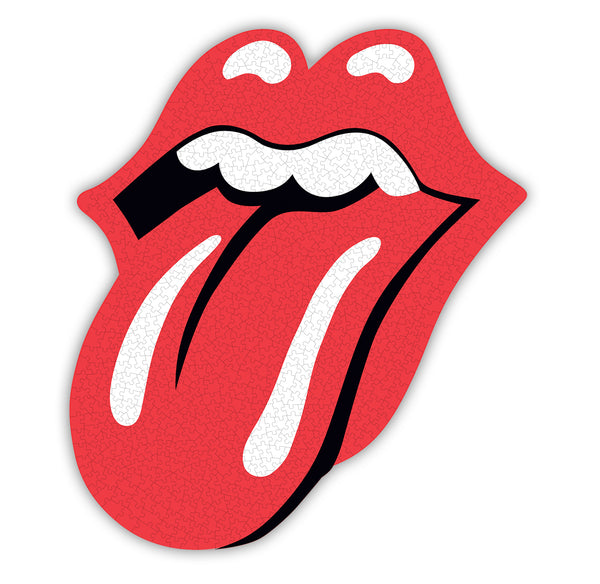 The Rolling Stones - Classic Tongue & Lips 1000 pc Die-Cut Jigsaw Puzzle