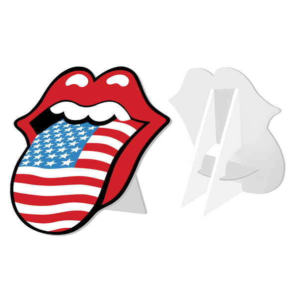 The Rolling Stones - American Flag Tongue & Lips 1000 pc Die-Cut Jigsaw Puzzle