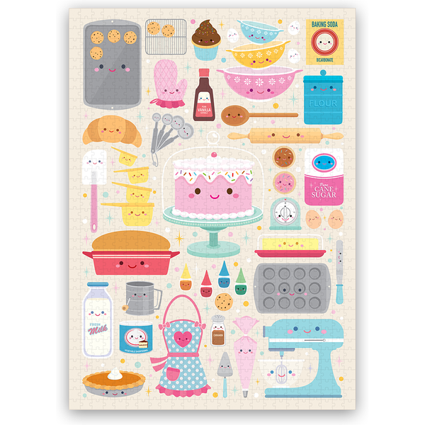 Happy Baking by Jerrod Maruyama - 1000 pc Jigsaw Puzzle