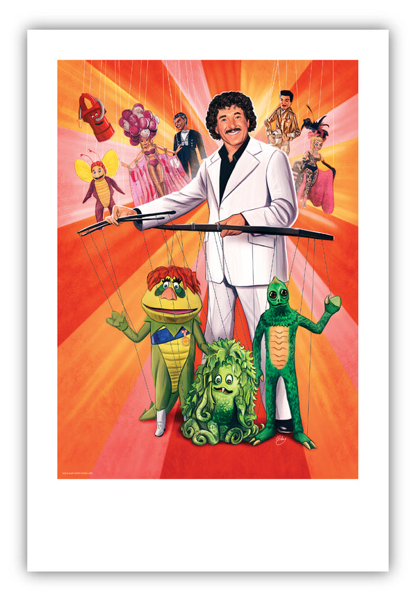 Comic Con Timed Edition “Sid Krofft: My World On A String” 12”x18” Numbered Fine Art Giclee