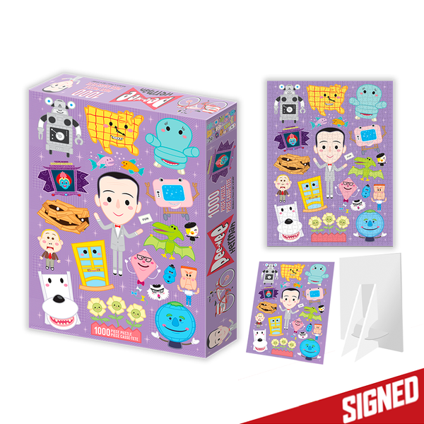 Pee-wee's Playhouse SIGNED 1000 pc Jigsaw Puzzle