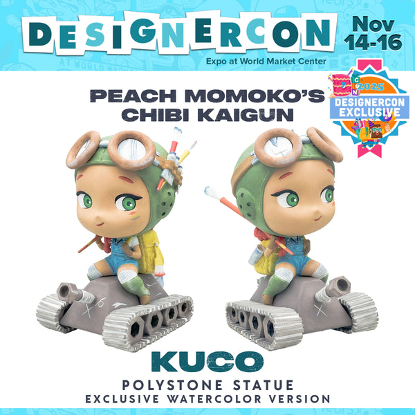 Peach Momoko's Chibi Kaigun - KUCO Polystone Statue Limited Water Color Edition