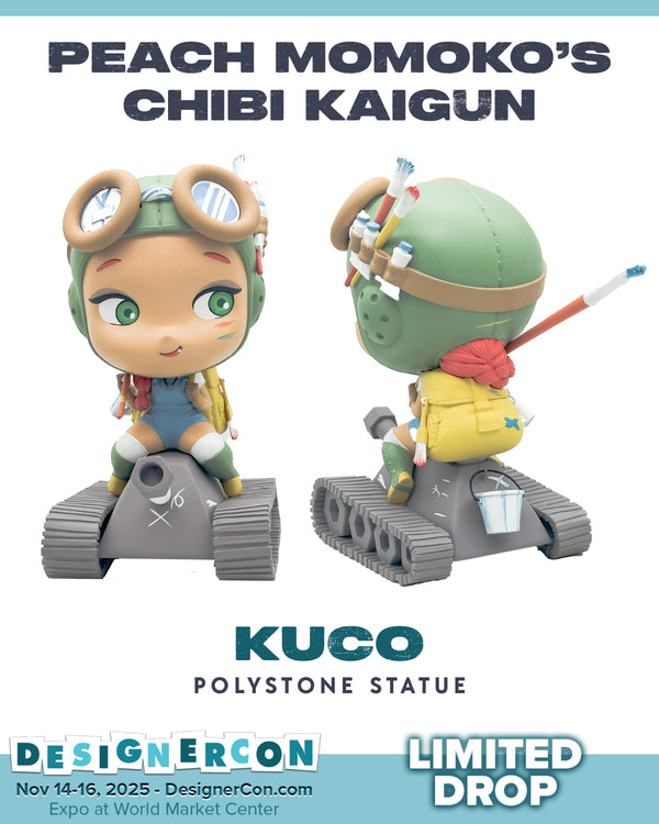 Peach Momoko's Chibi Kaigun - KUCO Polystone Statue Limited Edition
