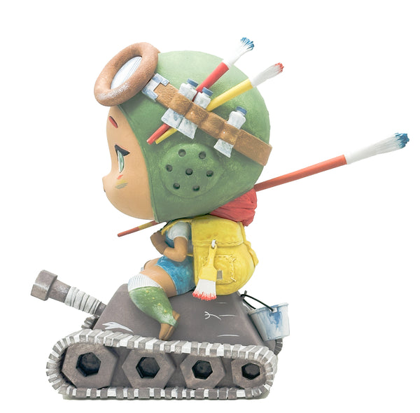 Peach Momoko's Chibi Kaigun - KUCO Polystone Statue Limited Water Color Edition