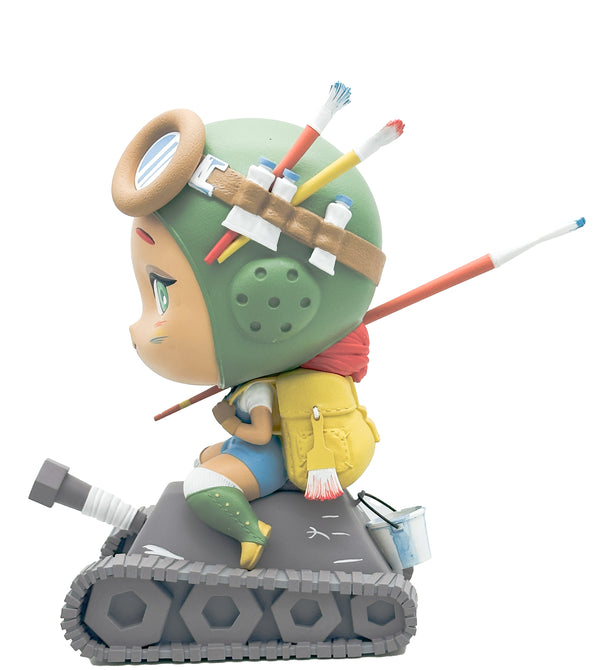 Peach Momoko's Chibi Kaigun - KUCO Polystone Statue Limited Edition