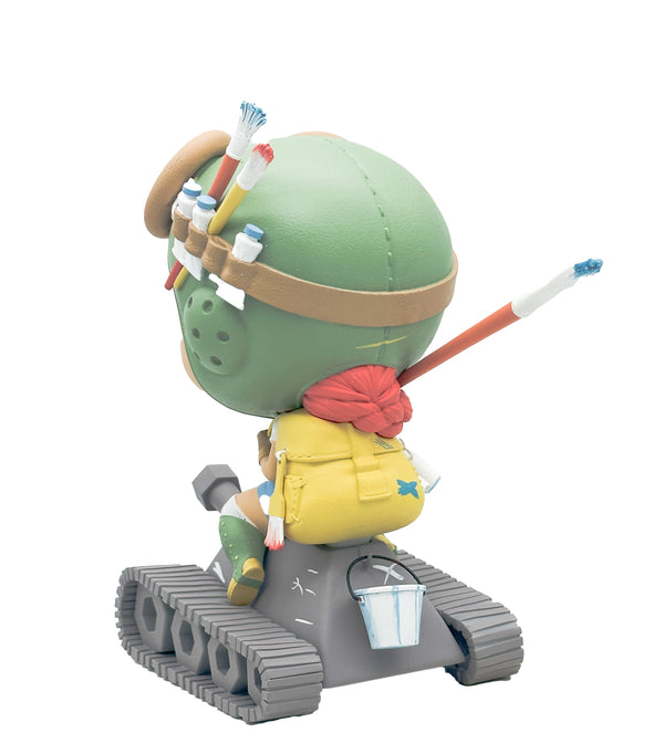 Peach Momoko's Chibi Kaigun - KUCO Polystone Statue Limited Edition