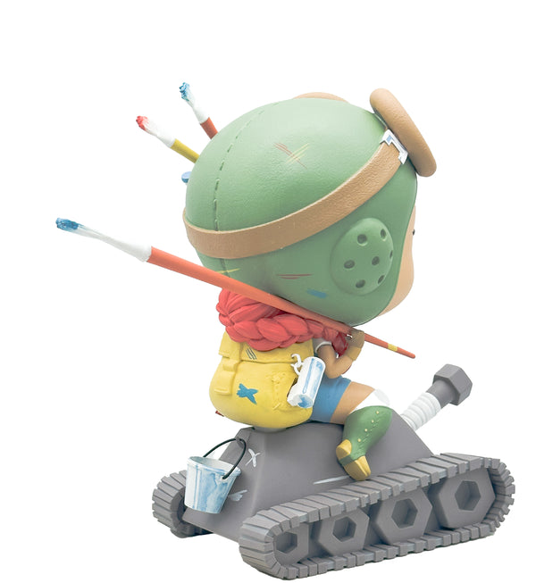 Peach Momoko's Chibi Kaigun - KUCO Polystone Statue Limited Edition