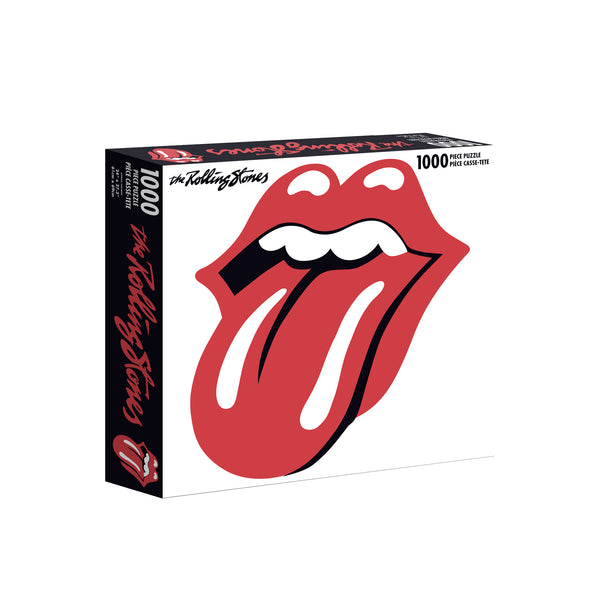The Rolling Stones - Classic Tongue & Lips 1000 pc Die-Cut Jigsaw Puzzle