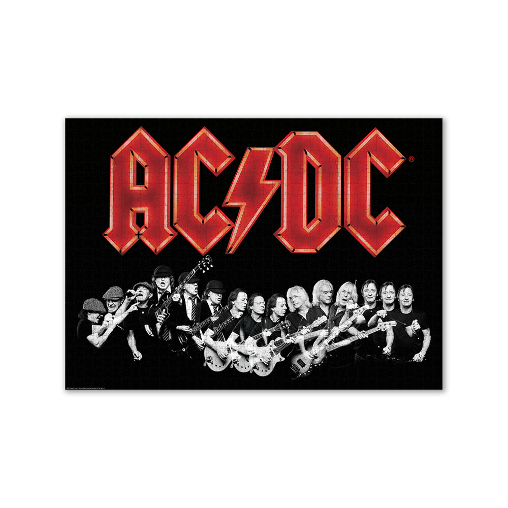 AC/DC - Power Up Montage 1000 pc Jigsaw Puzzle – Road Crates inc