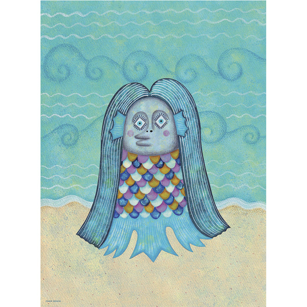 Amabie: The Mythical Japanese Mermaid by Saori Shinada - 500 pc Jigsaw Puzzle