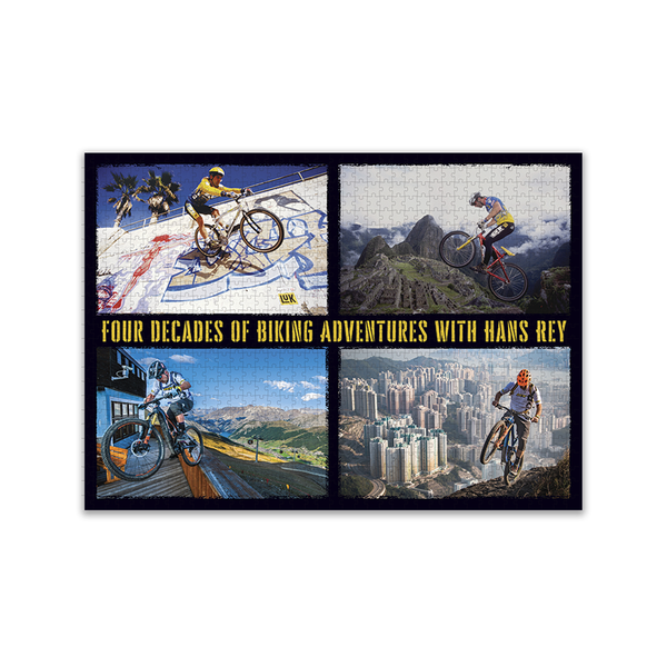 Four Decades of Biking with Hans Rey - 1000 pc Jigsaw Puzzle