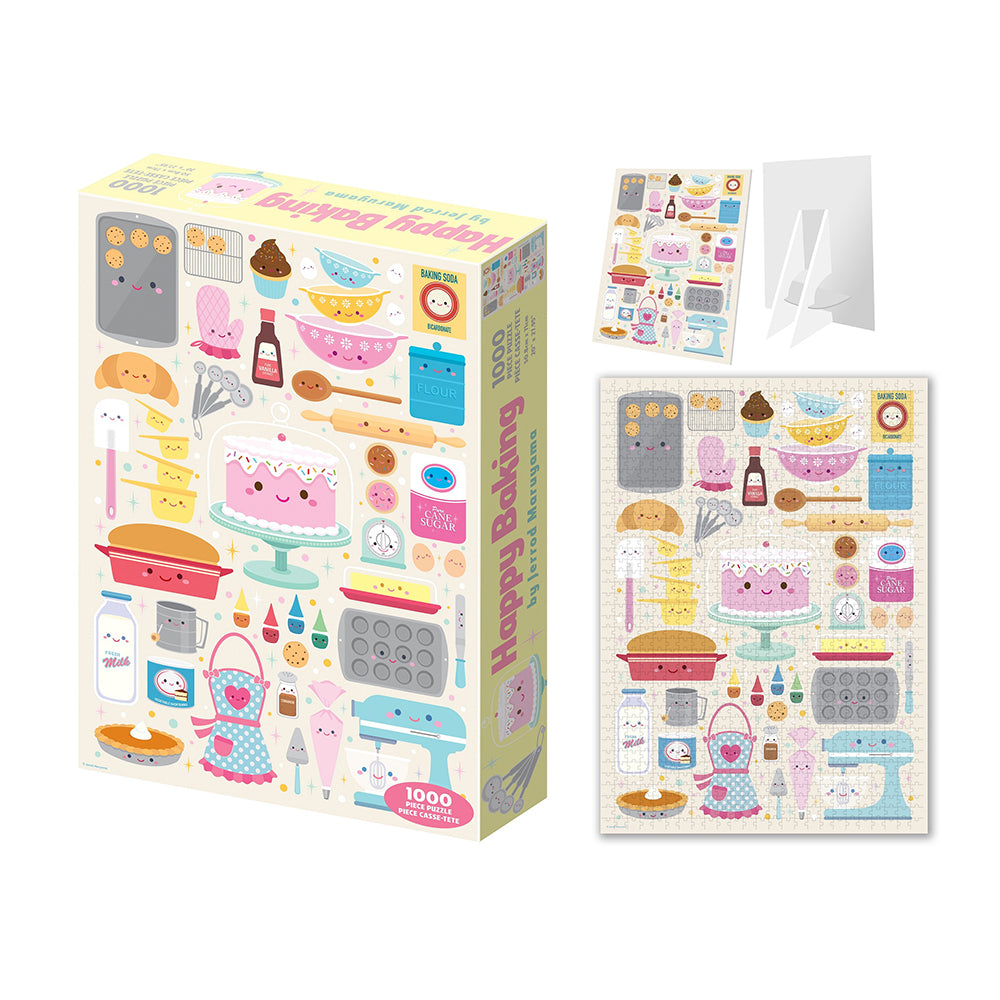 Happy Baking by Jerrod Maruyama 1000 pc Jigsaw Puzzle Road Crates inc