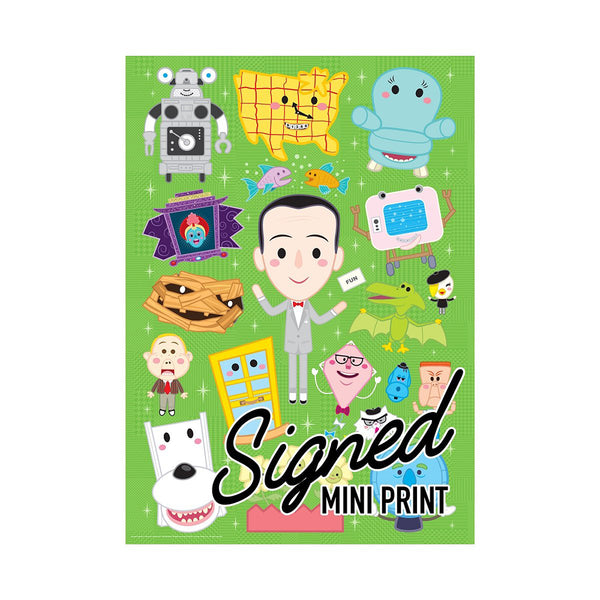 Pee-wee's Playhouse SIGNED Variant Timed Edition Jigsaw Puzzle