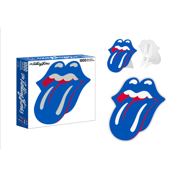 The Rolling Stones - Blue & Lonesome Tongue & Lips 1000 pc Die-Cut Jigsaw Puzzle