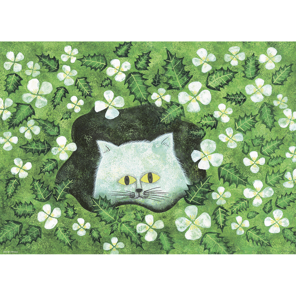 Lucky Cat by Saori Shinada - 500 pc Jigsaw Puzzle